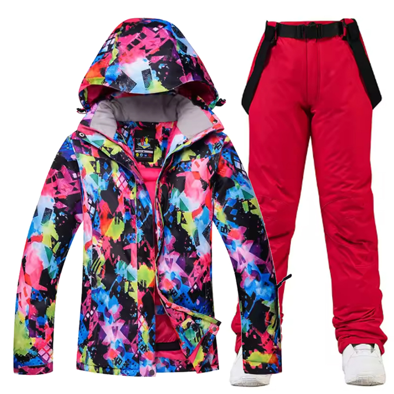 Ski Pants Waterproof - Cheaper, Women Snow Wear Suit Sets,