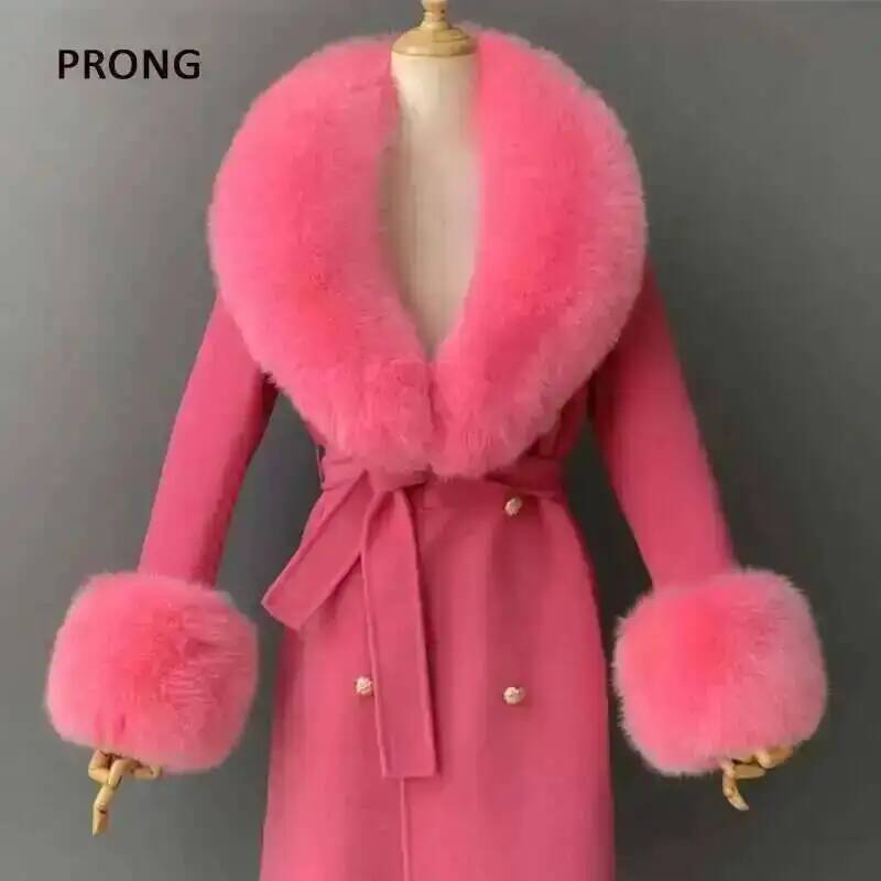 Winter Clothing Essentials - Real Fur Collar And Cuffs Set