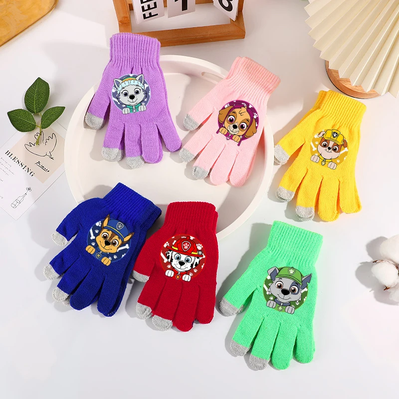 Winter Clothing Accessories - Paws Patrols Gloves Cartoon Kawaii Print