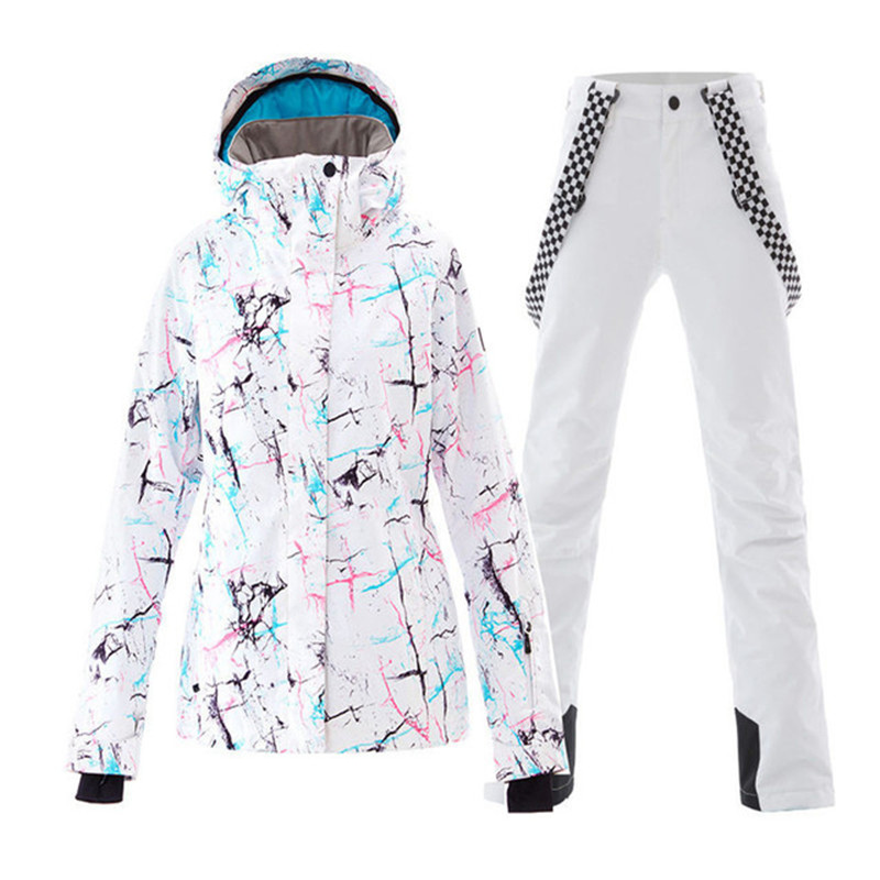 Ski Pants Waterproof - SMN Waterproof Snow Suit for Women,