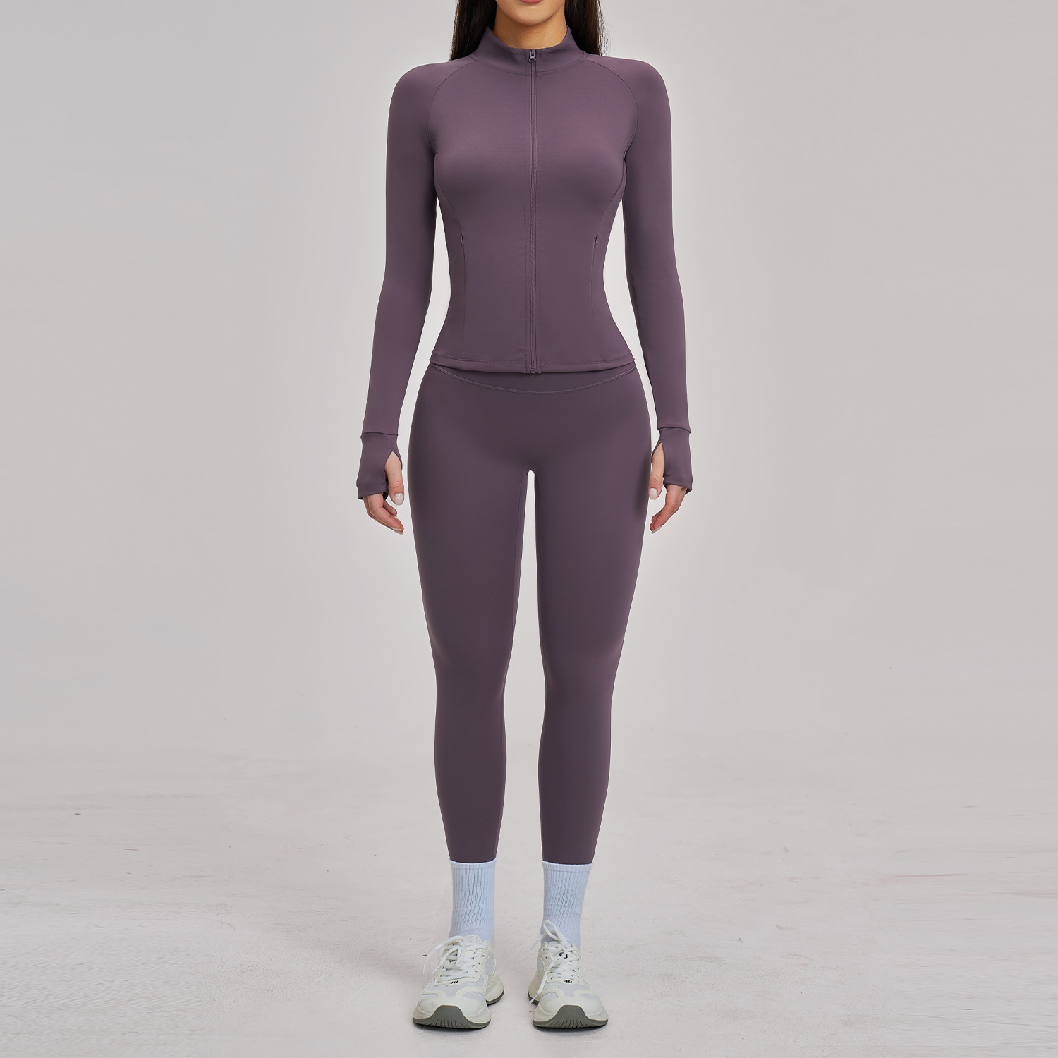 2PCS Yoga Set Sports Outfits W - Winter Yoga Clothing recension och pris