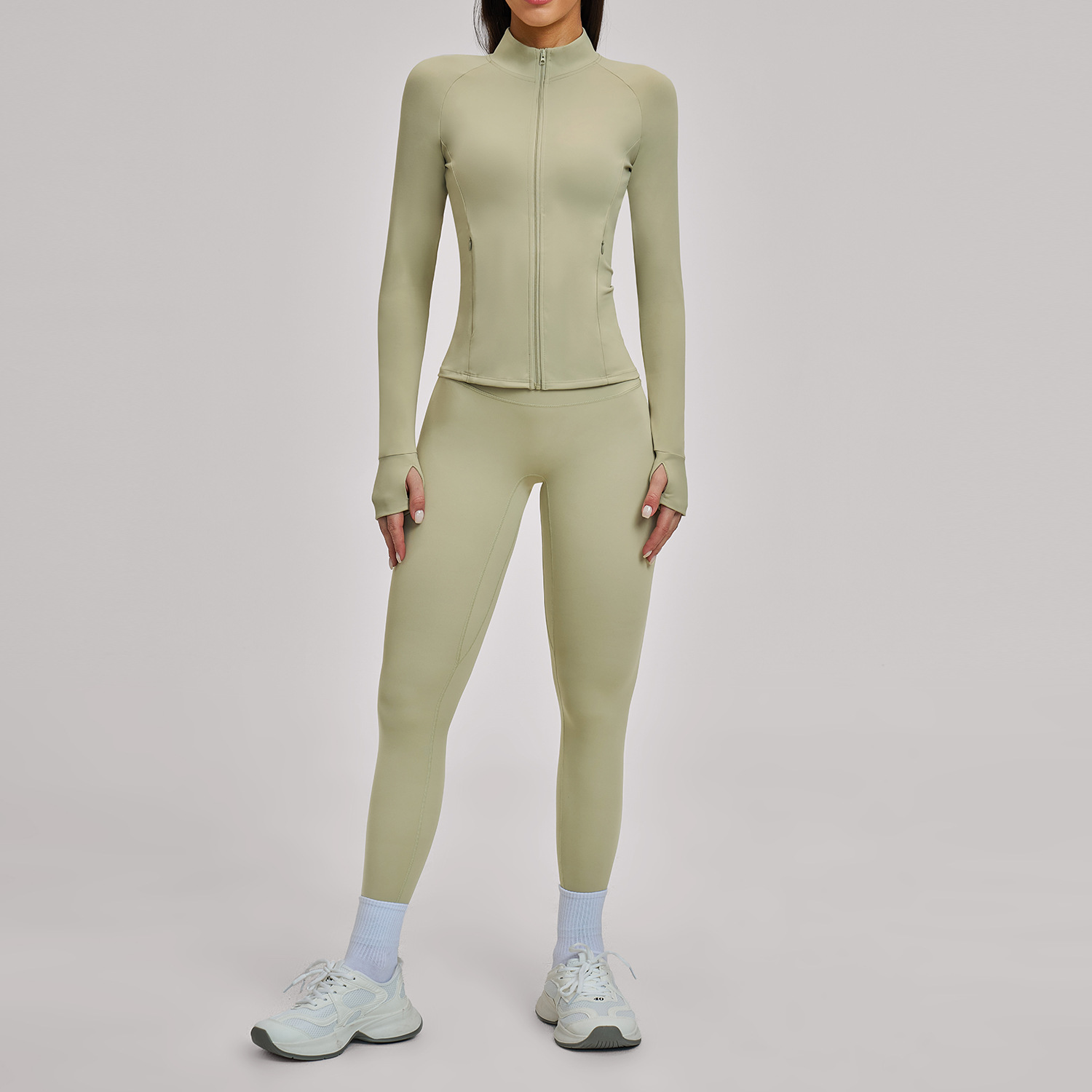 2PCS Yoga Set Sports Outfits W - Winter Yoga Clothing recension och pris