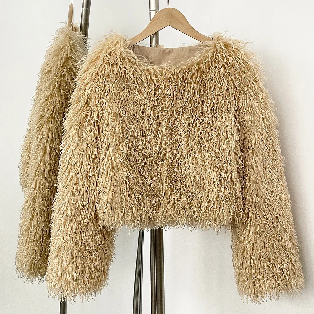 OFTBUY Faux Fur Jacket New Sty - Winter Clothing Manufacturers recension och pris