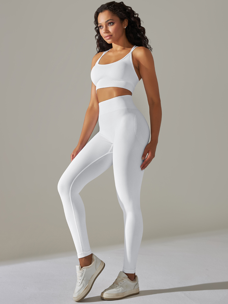 2 Pcs Women Yoga Set Sexy Seam - Winter Yoga Clothing recension och pris