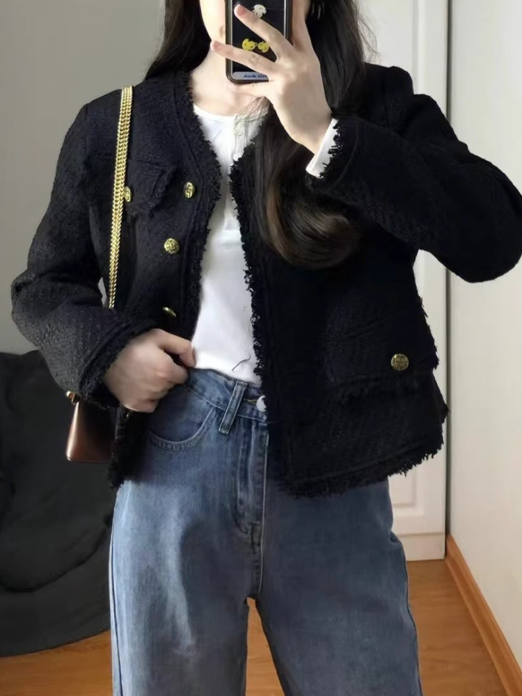 Autumn and Winter Black Jacket - Winter Clothing Pictures recension och pris