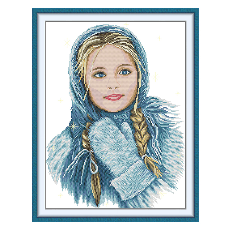 Winter Girl Patterns Counted C - Winter Clothing Pinterest recension och pris
