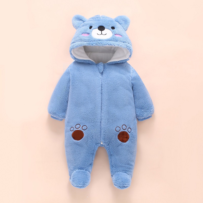 0-12M Baby Rompers Cute Bear T - Winter Clothing For 1 Year Old Girl recension och pris
