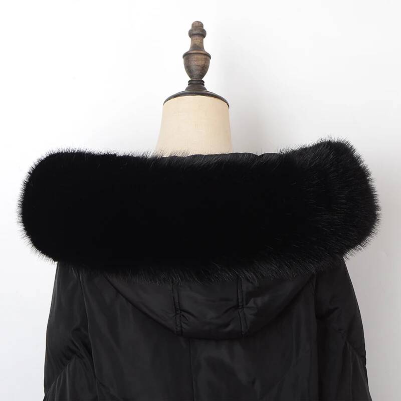 Winter Coat Fur Collar Faux Fu - Winter Clothing Essentials recension och pris