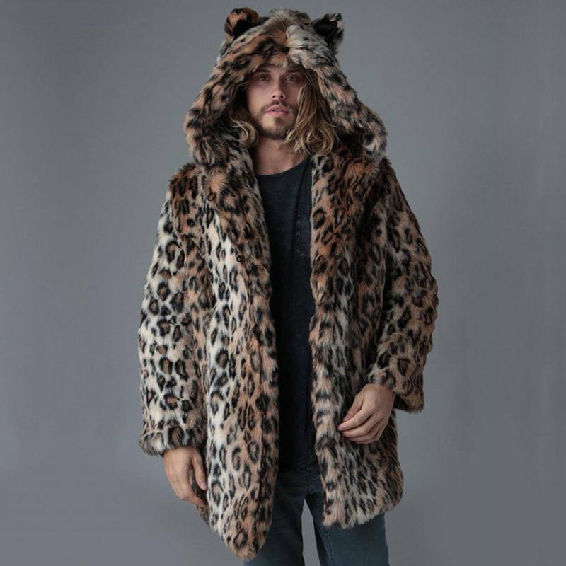 Men Faux Fur Jacket Winter Coa - Winter Clothing Uae recension och pris
