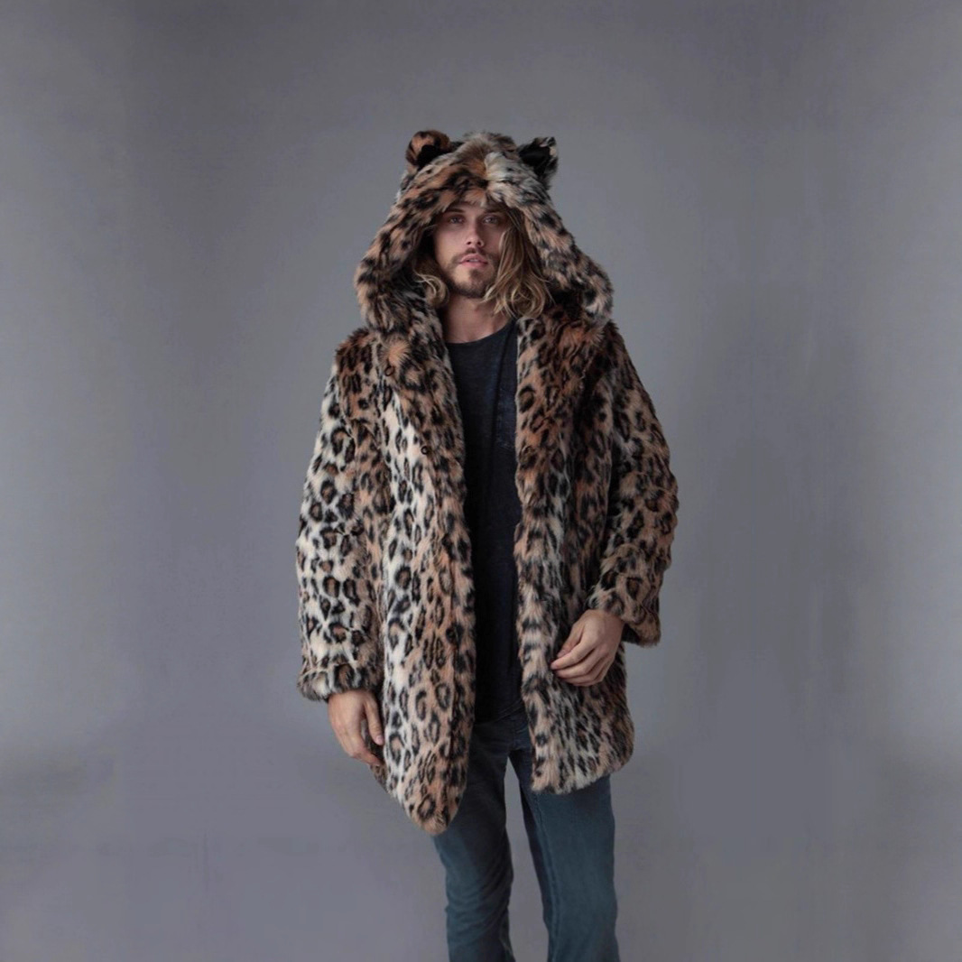 Men Faux Fur Jacket Winter Coa - Winter Clothing Uae recension och pris