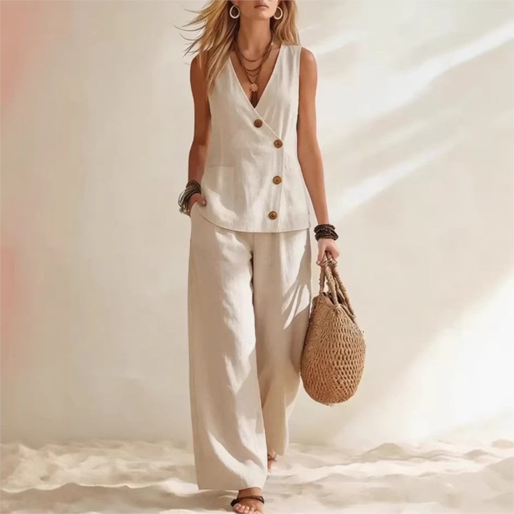 Fashion Deep V-neck Sleeveless - Winter Clothing Sale recension och pris