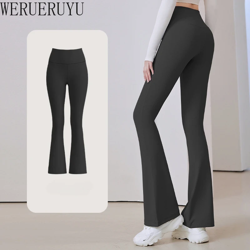 Elegant Yoga Flared Pants Wome - Winter Yoga Clothing recension och pris
