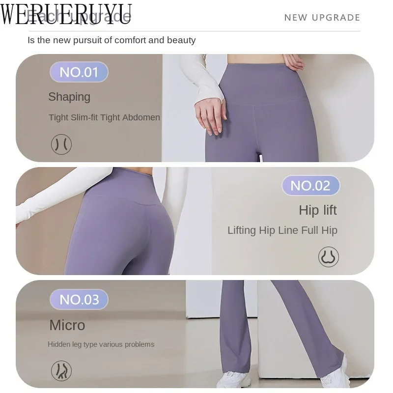 Elegant Yoga Flared Pants Wome - Winter Yoga Clothing recension och pris