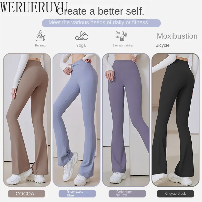 Elegant Yoga Flared Pants Wome - Winter Yoga Clothing recension och pris