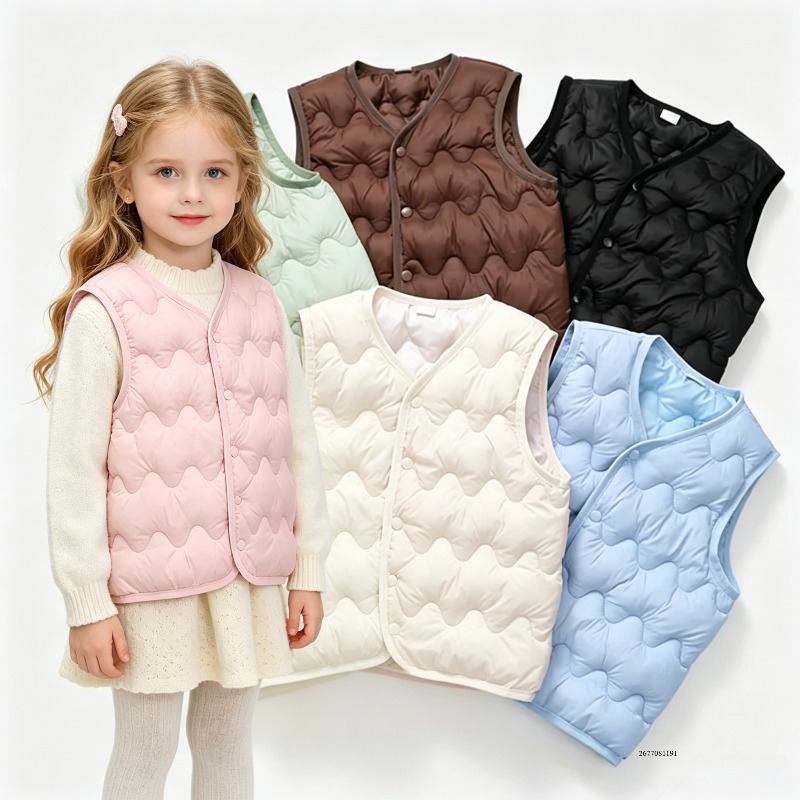 New Children Warm Cotton Vest  - Winter Clothing For 1 Year Old Girl recension och pris