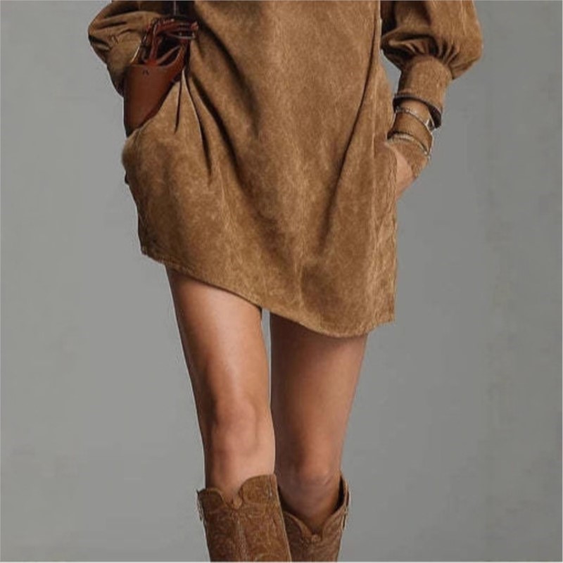 Vintage Mini Dress Women Autum - Winter Clothing Pinterest recension och pris
