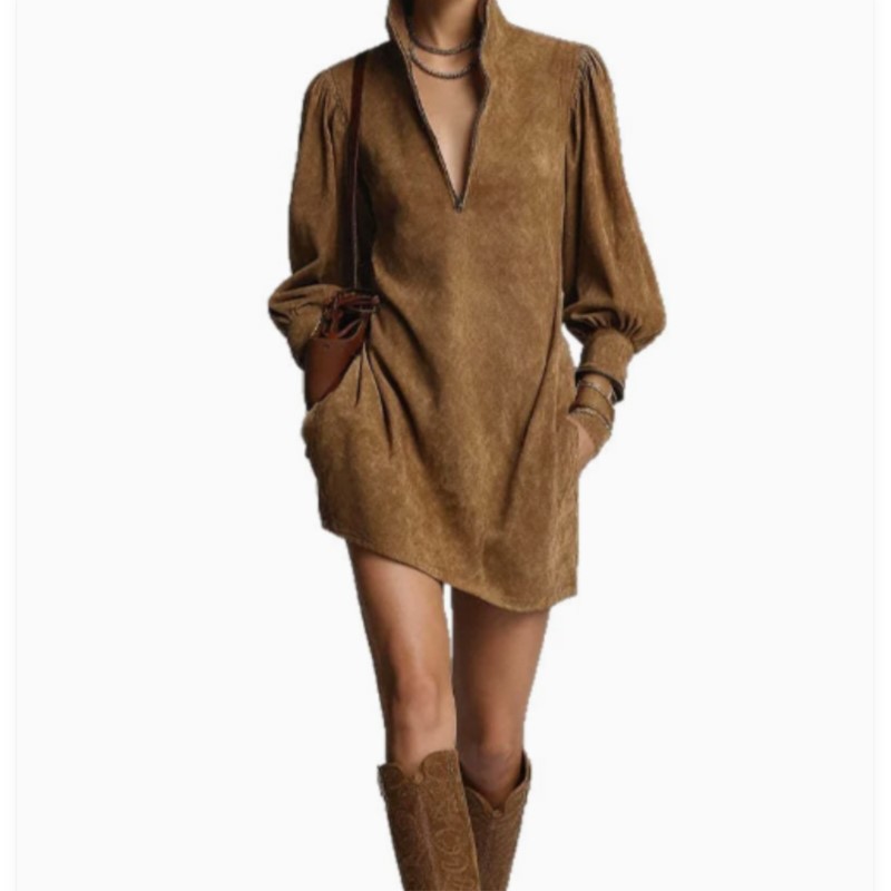 Vintage Mini Dress Women Autum - Winter Clothing Pinterest recension och pris