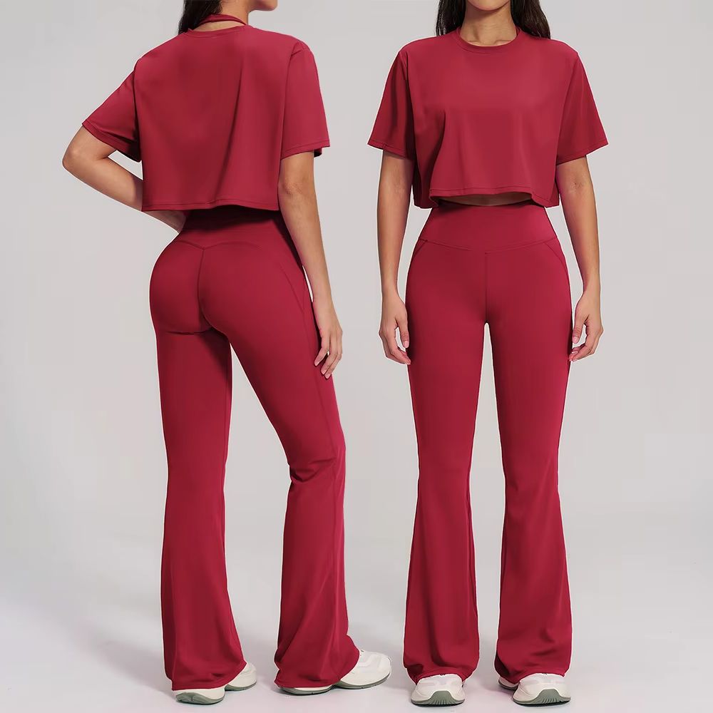 2PCS Yoga Set Sports Outfit Gy - Winter Yoga Clothing recension och pris