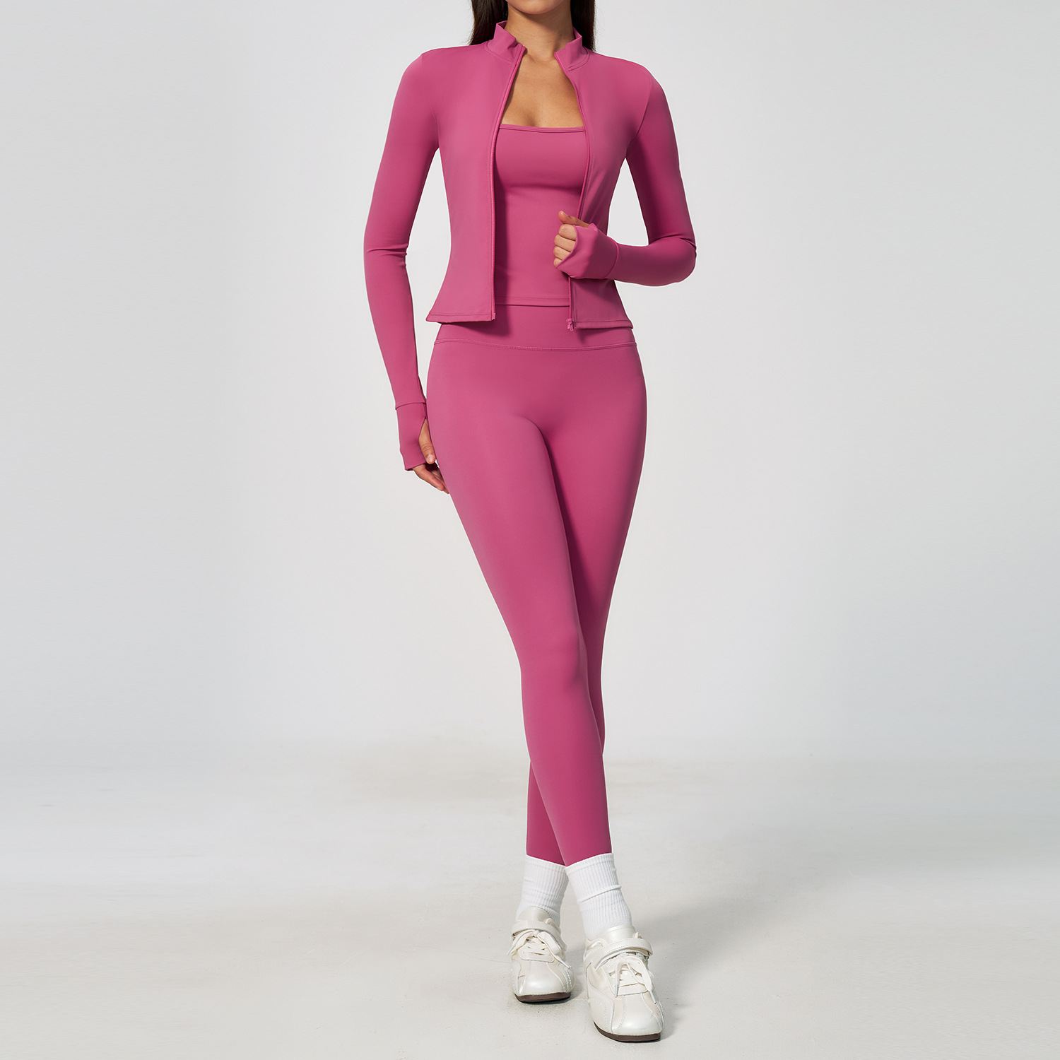 Women Yoga Set 3PCS Workout Se - Winter Yoga Clothing recension och pris