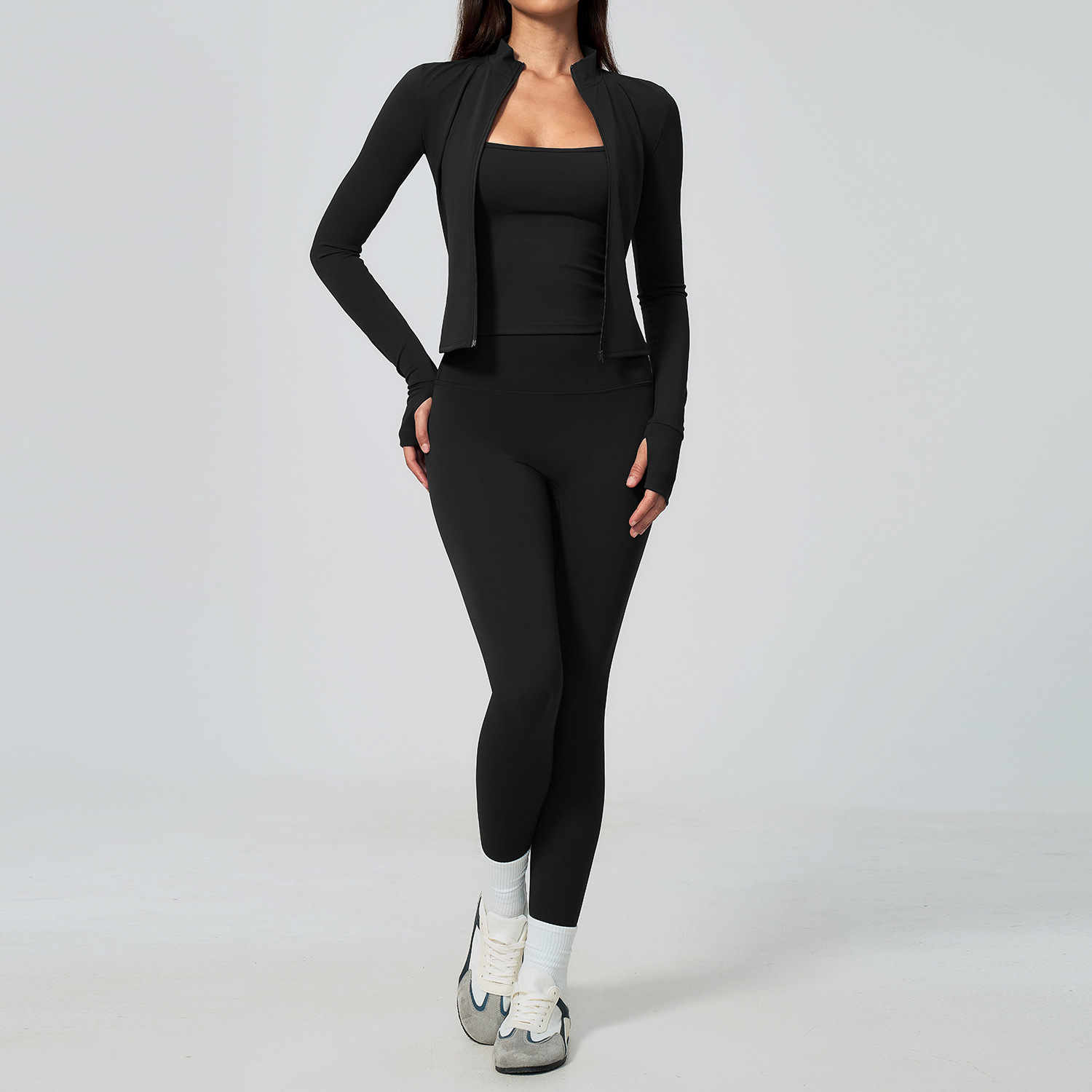 Women Yoga Set 3PCS Workout Se - Winter Yoga Clothing recension och pris