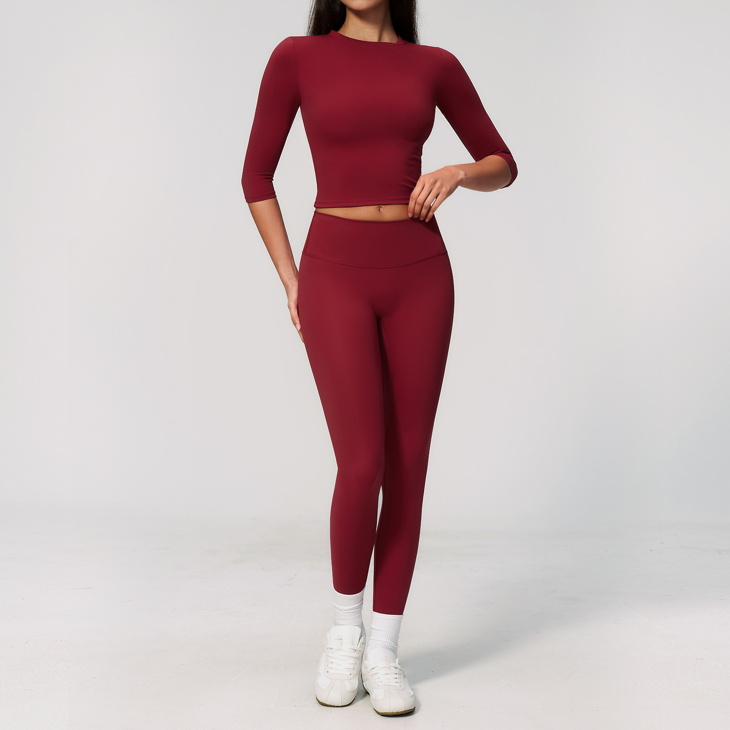 Yoga Suit 2PCS Sports Set Quic - Winter Yoga Clothing recension och pris