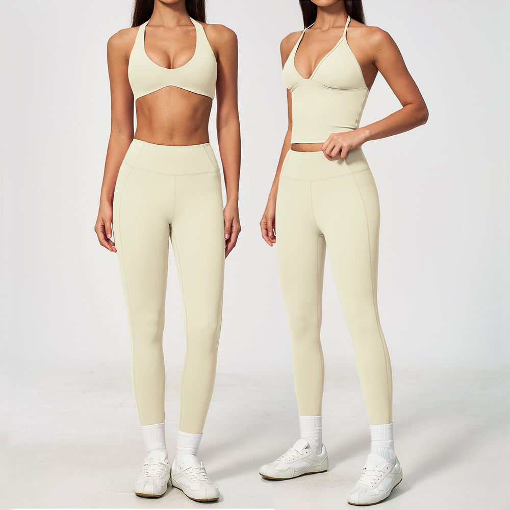 Women 2PCS Yoga Set 3/4 Sleeve - Winter Yoga Clothing recension och pris